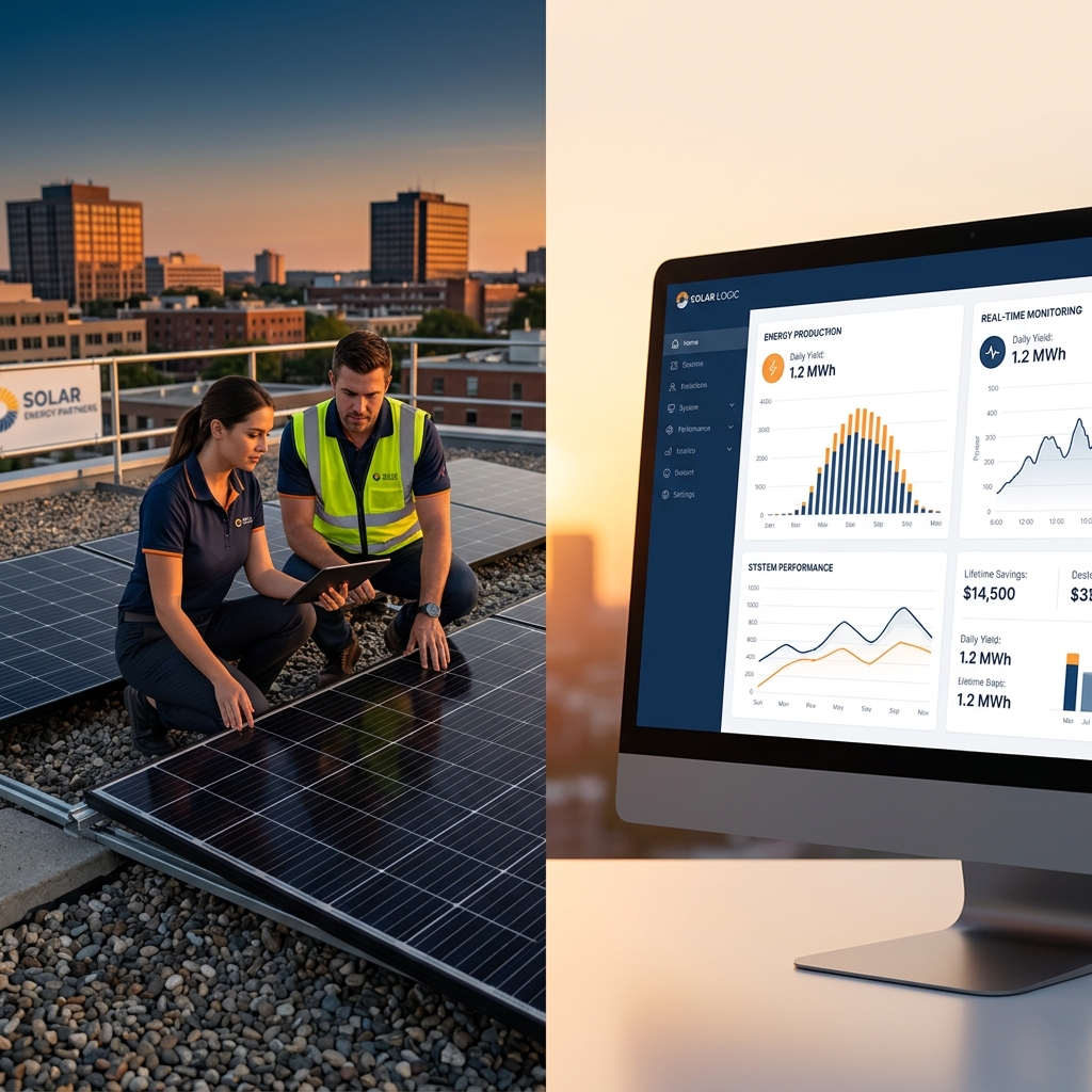 Girnari Solar Group Team and Installation